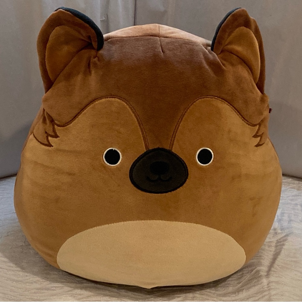 Rare Retired Squishmallows Mario the German Shepherd By Kelly Toys 12-in NWOT